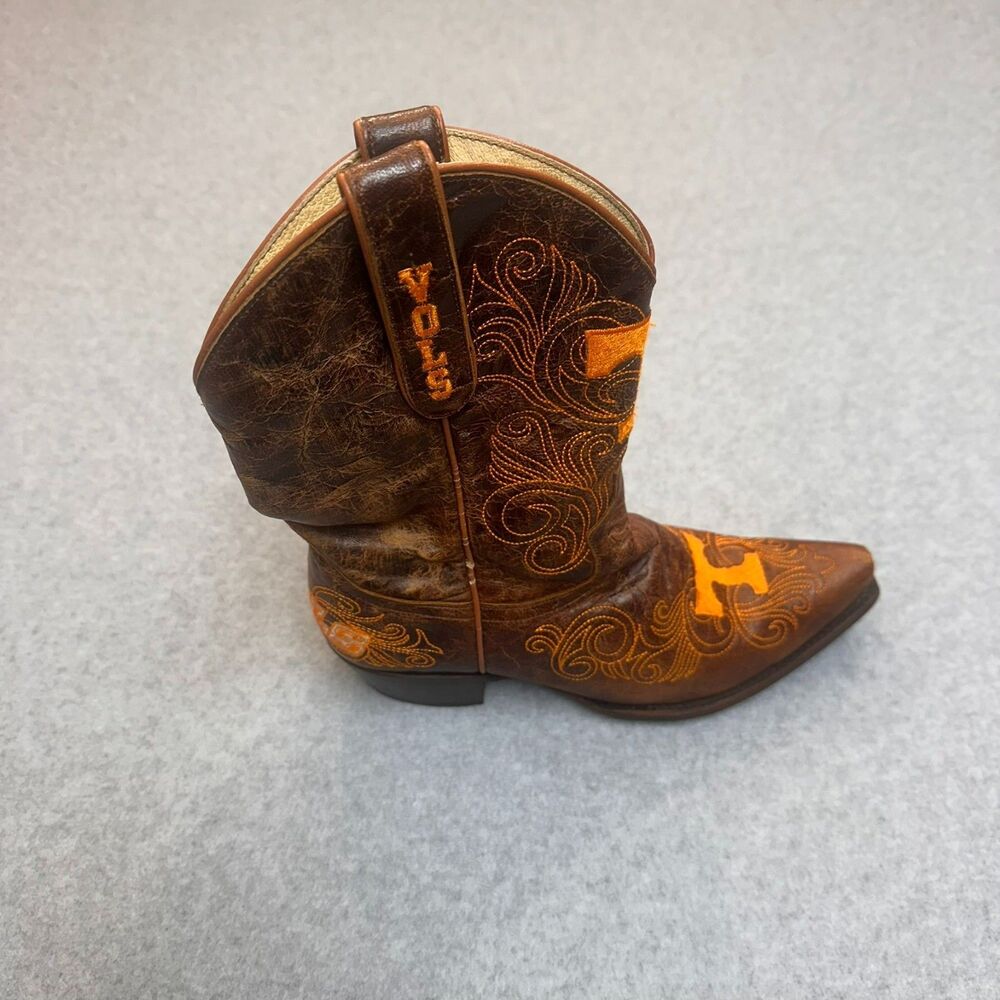 Gameday Boots Women's Tennessee Volunteers Leather Western Cowboy Boots Size 7.5